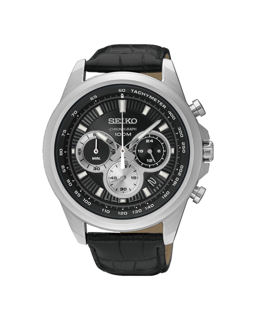 Seiko Наручные часы SSB249P1 черный серебряный