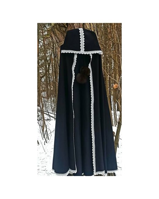 Багаева Мария Карнавальный плащ ведьмы мантия колдуньи накидка средневековая одежда из хлопка