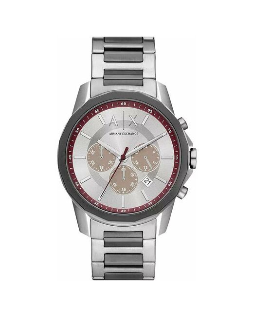 Armani Exchange Наручные часы серебряный коричневый