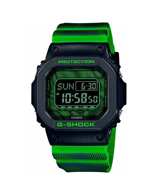 Casio Наручные часы G-Shock черный зеленый
