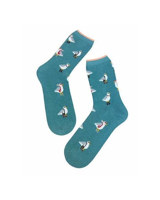 Country Socks Носки размер Универсальный голубой белый