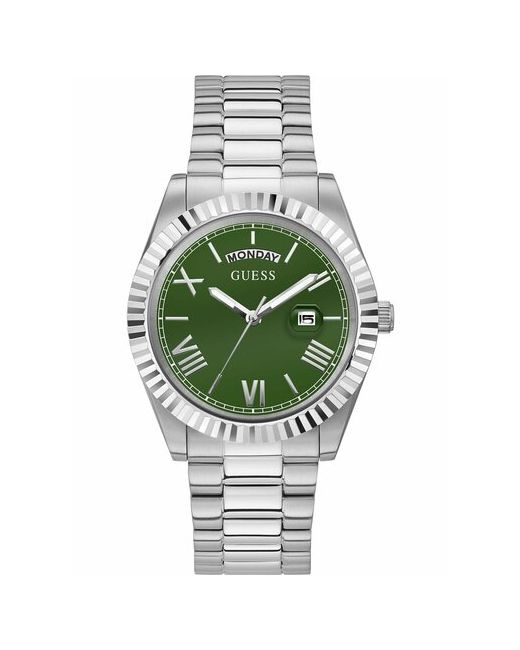 Guess Наручные часы Dress GW0265G10 зеленый серебряный