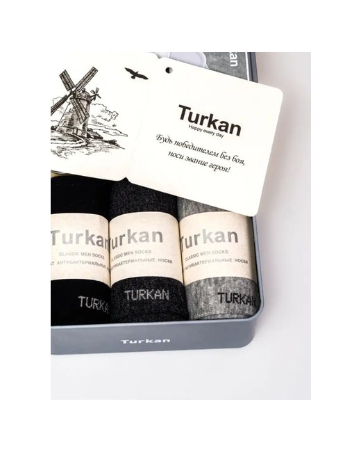 Turkan Носки 3 пары размер черный