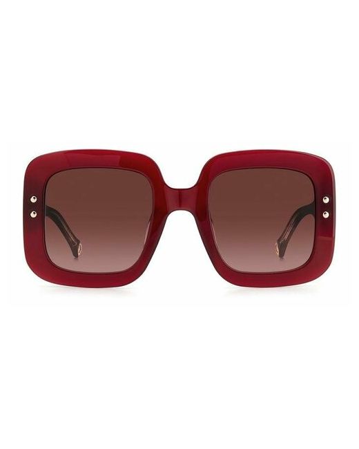 Carolina Herrera Солнцезащитные очки CH 0010/S LHF 3X 52 черный бордовый