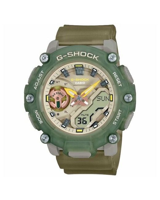 Casio Наручные часы G-Shock GMA-S2200PE-3A бежевый зеленый