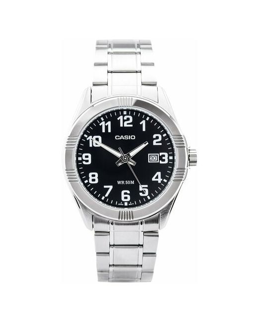 Casio Наручные часы Collection черный серебряный