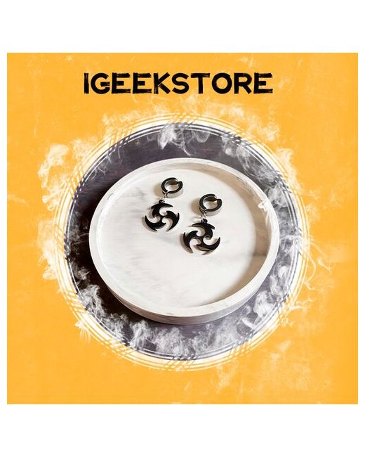 igeekstore Комплект серег Серьги Набор Геншин для подростков размер/диаметр 30 мм