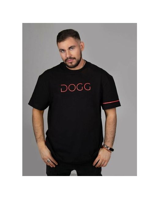 Dogg Футболка размер 46-50 красный черный