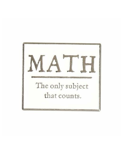 U.Pack Значок металлический пин на рюкзак сумку математику MATH Математика