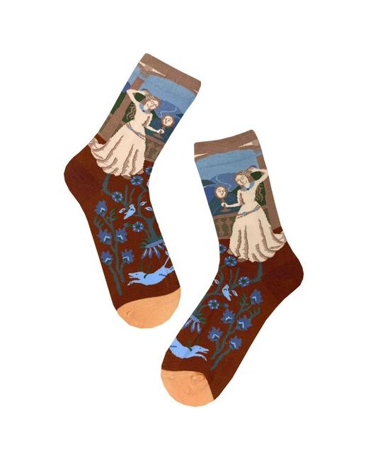 Country Socks Носки размер бежевый голубой