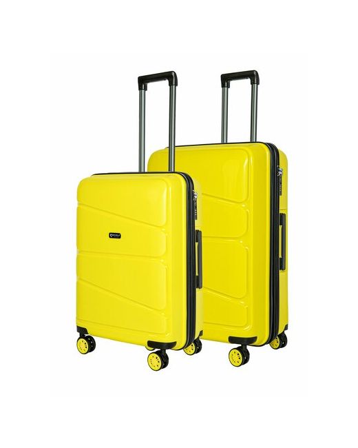 Bonle Комплект чемоданов H-8011ML/YELLOW 2 шт. 136 л размер