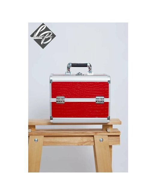 Luxxy box Бьюти-кейс 32х28 бордовый красный