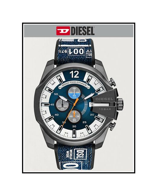 Diesel Наручные часы Mega Chief синий