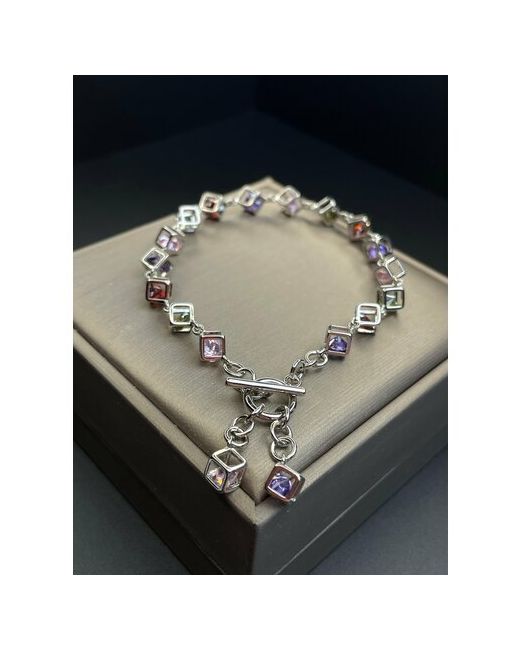 Xuping Jewelry Браслет Цирконы в кубе ювелирная бижутерия циркон размер 21.5 см