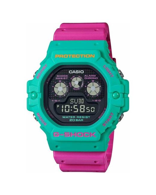 Casio Наручные часы зеленый фиолетовый