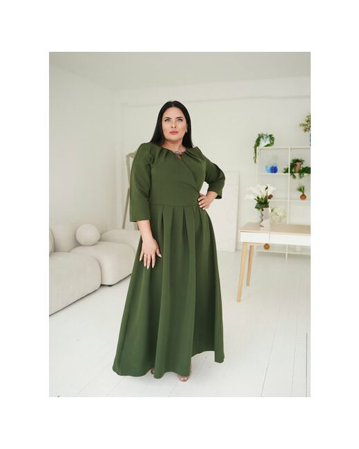 Mega-Moda Платье размер 58 зеленый