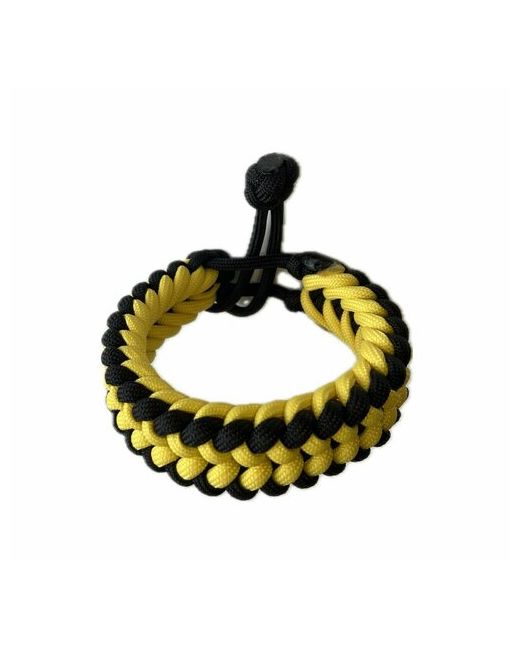 Sunny Street Славянский оберег плетеный браслет ЖиЧ 1 шт. размер 7.5 см диаметр 7 желтый черный