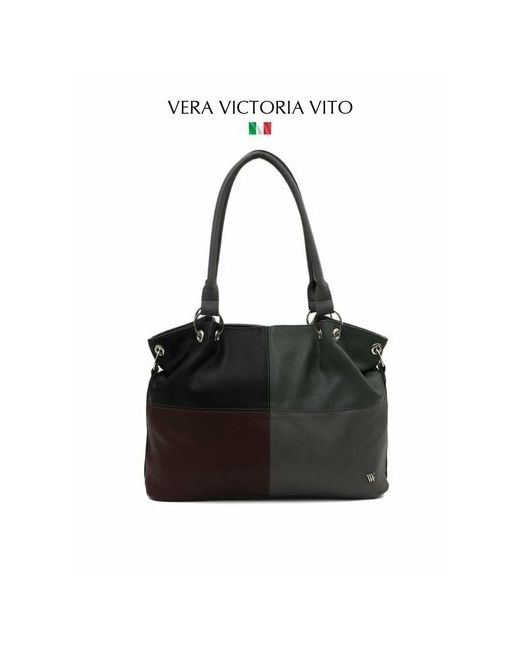 Vera Victoria Vito Сумка шоппер бордовый черный