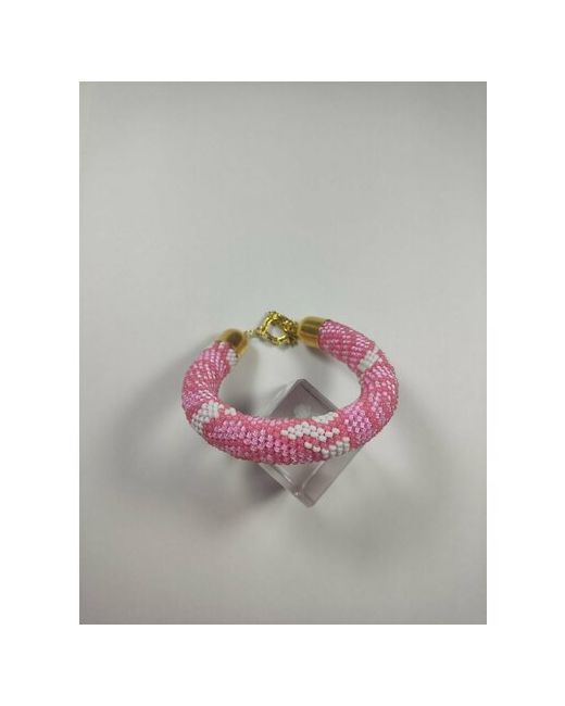 Ручная работа Плетеный браслет 1 шт. размер 17 см розовый