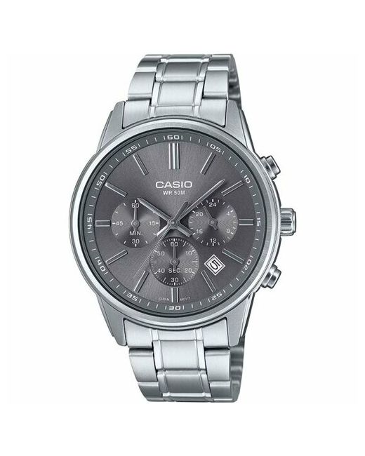 Casio Наручные часы MTP-E515D-8A серебряный