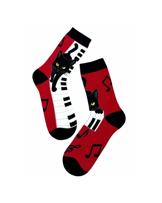 Country Socks Носки размер Универсальный черный красный