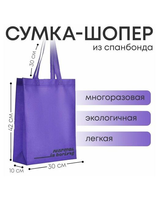 Nazamok Сумка шоппер фиолетовый красный