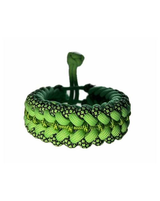 Sunny Street Славянский оберег плетеный браслет ЧАкРА 1 шт. размер 7.5 см диаметр зеленый черный