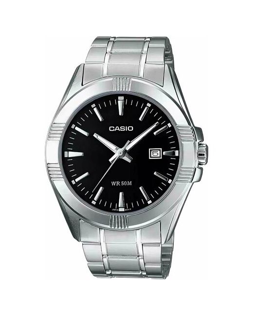 Casio Наручные часы MTP-1308D-1A серебряный черный
