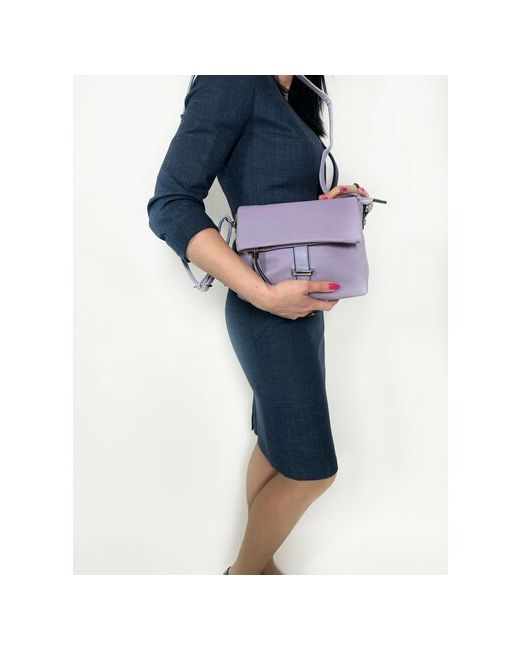 Batty Сумка кросс-боди Яркая сумка из экокожи G-2641-2-Purple фактура гладкая рельефная лиловый