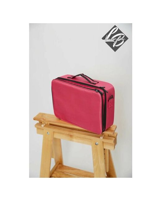 Luxxy box Бьюти-кейс 40х29 фиолетовый красный