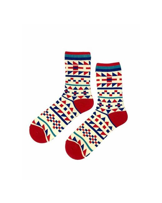 Country Socks Носки размер Универсальный голубой красный