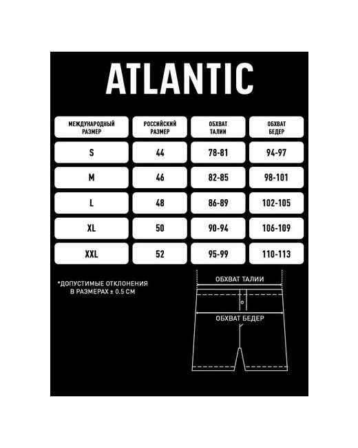 Atlantic Трусы 2 шт. размер