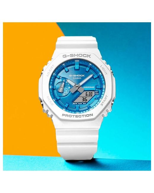 Casio Наручные часы GA-2100WS-7A синий