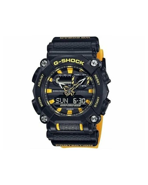 Casio Наручные часы GA-900A-1A9 желтый черный