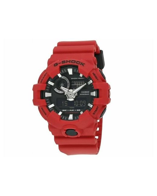 Casio Наручные часы GA-700-4A красный черный