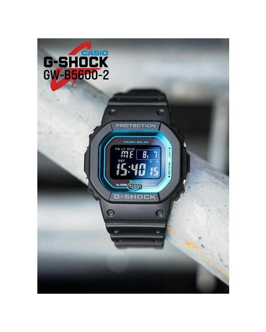 Casio Наручные часы G-Shock GW-B5600-2 черный бирюзовый