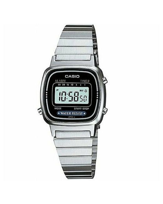 Casio Наручные часы LA670WA-2D серый синий