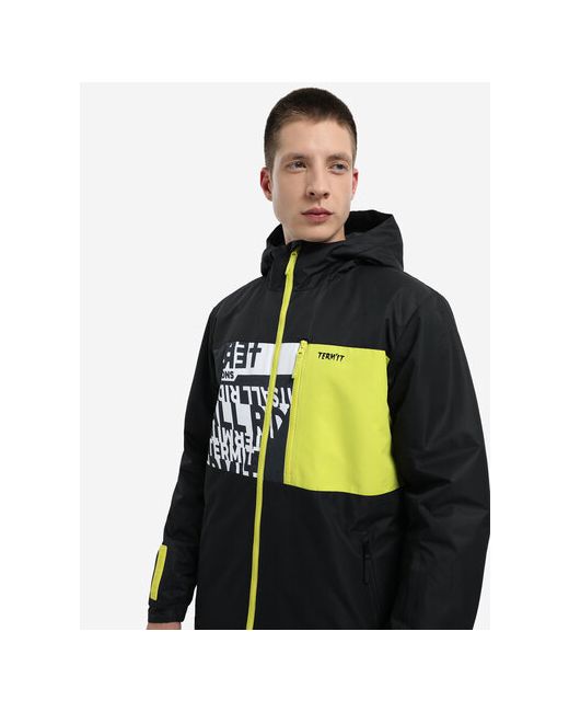 Termit Куртка спортивная размер 50 черный желтый