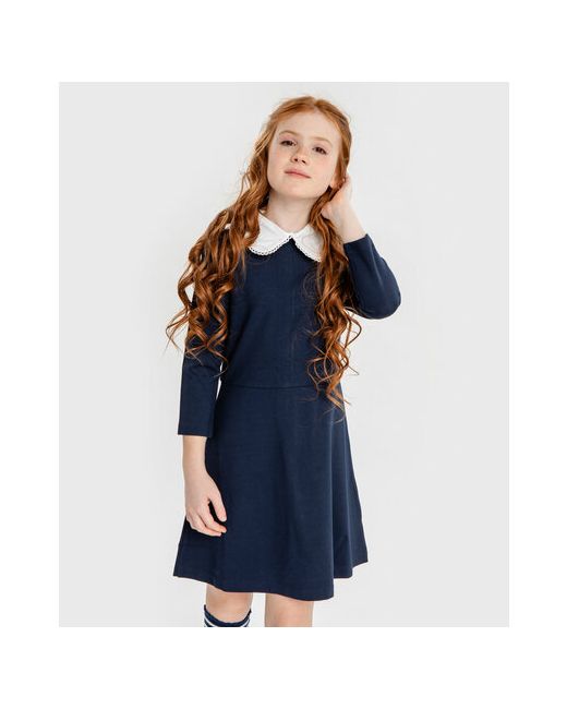 Button Blue Школьное платье размер