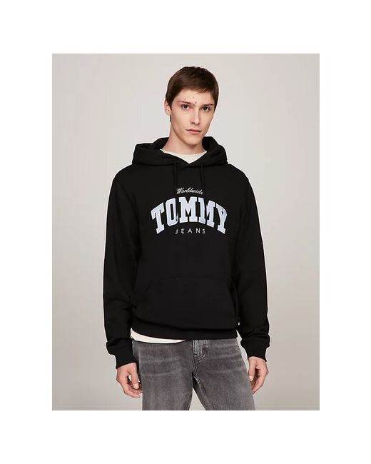 Tommy Jeans Худи Varsity Logo Terry Hoody размер