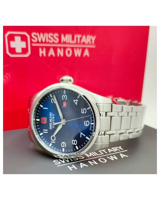 Swiss Military Hanowa Наручные часы синий серебряный