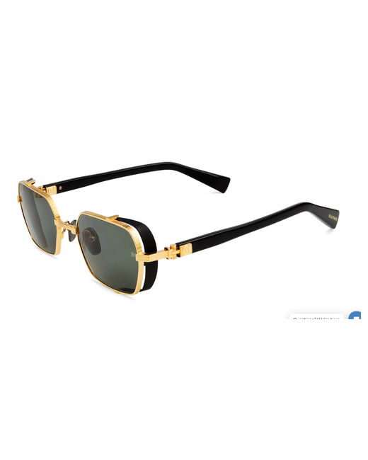 Balmain Солнцезащитные очки BRIGADE III GLD-BLK BRIGADE-III-GLD-BLK черный