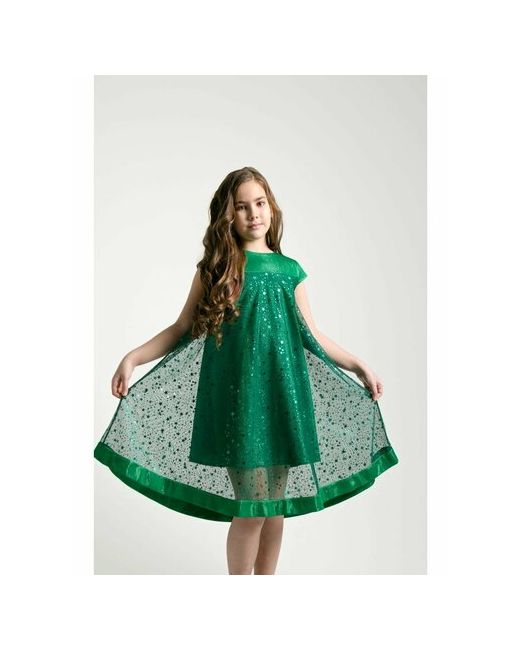 Arapova Школьное платье размер зеленый