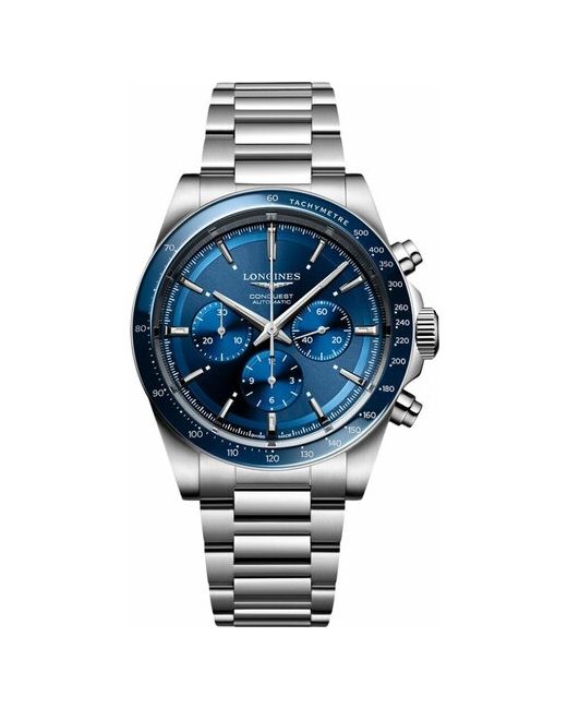 Longines Наручные часы Conquest L3.835.4.92.6 серебряный синий