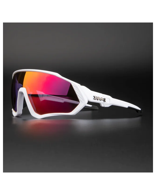 Kapvoe Солнцезащитные очки Очки спортивные унисекс для лыж велосипеда туризма очки/KE9408-08 оранжевый