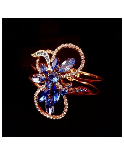 Чарующий Рай Жесткий браслет MEDEJA/Чехия кристаллы Swarovski Zirconia 1 шт. размер 18 см