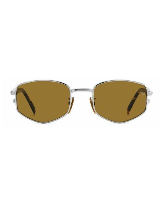 David Beckham Eyewear Солнцезащитные очки DB 1129/S YL7 2M 52 серый серебряный
