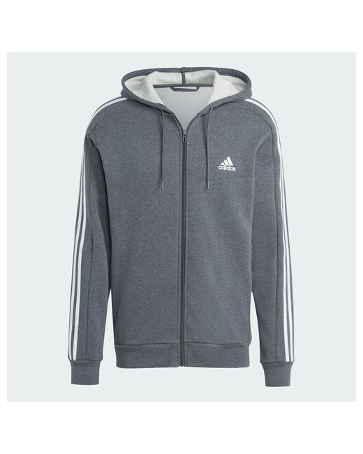 Adidas Толстовка спортивная Essentials Fleece 3-Stripes Full-Zip размер