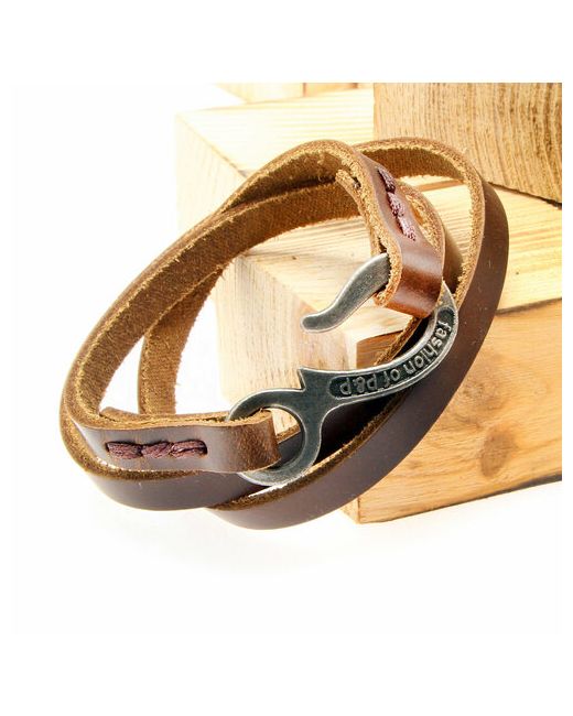 Solid-belts Браслет Кожаный браслет намотка на руку 15 17 см размер