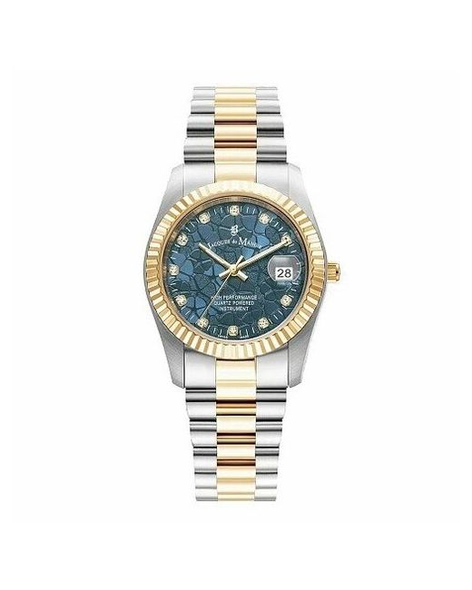 Jacques du Manoir Наручные часы JWL02603 синий серебряный